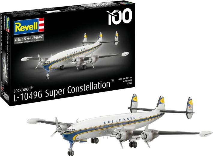 Maquette plastique Lockheed L-1049G Super Constellation Lufthansa 1:144