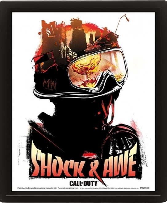 Tableau 3D CALL OF DUTY Shock