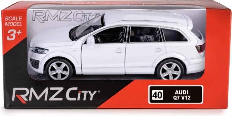 Modèle métallique RMZ City Audi Q7 V12 1:40 blanc