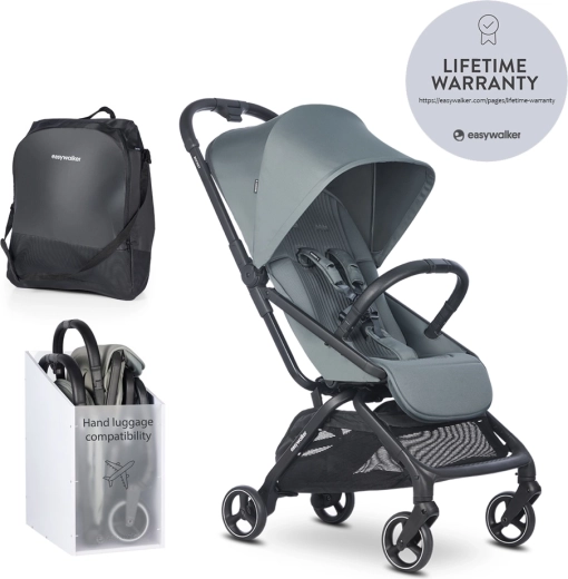Poussette sportive Easywalker Rockey S Smooth Grey