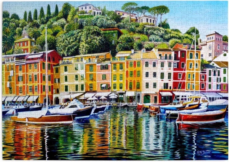 Puzzle Port de Portofino, 1000 pièces