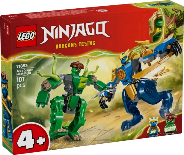 Lego Ninjago combat dans le mécha-dragon de Jay