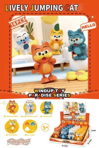 Chat à remontoir 11,5 cm