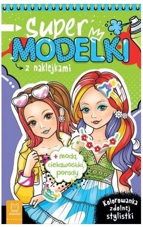 Supermodels – coloriage avec autocollants