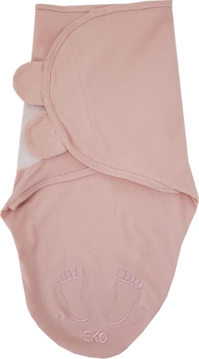 EKO emmaillotage Ulitka en coton, rose (5–10 kg)