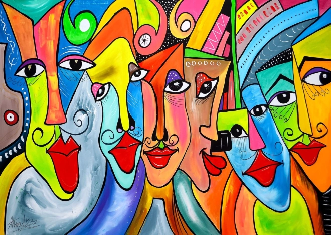 Puzzle Visages de la Vie 1000 pièces