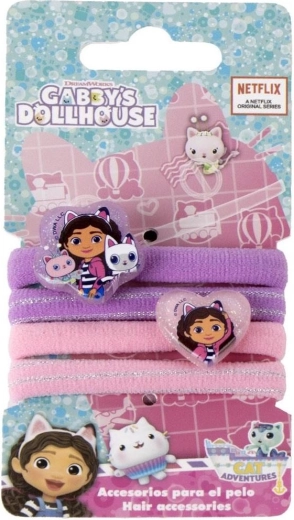 Lot d’élastiques pour cheveux La Maison magique de Gabby (4 pcs)