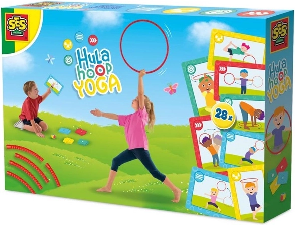 SES Hula hoop de yoga avec cartes et dé