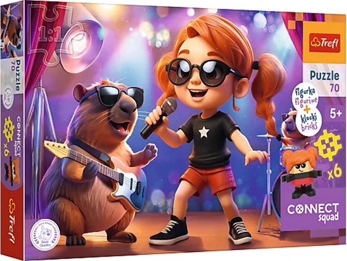 Puzzle Connect Sue 70 pièces avec figurine