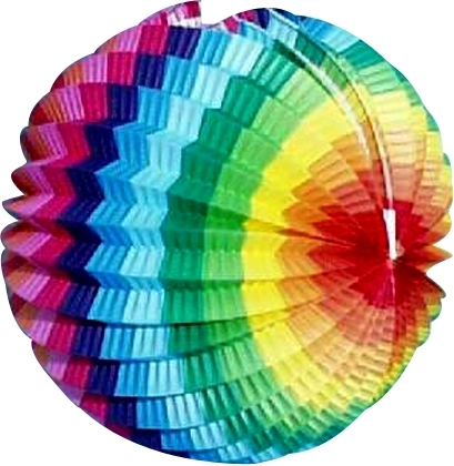 Lanterne en papier ronde 15 cm