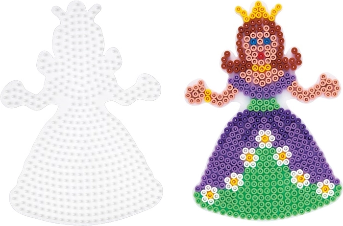 Plaque Hama MIDI pour perles à repasser – princesse