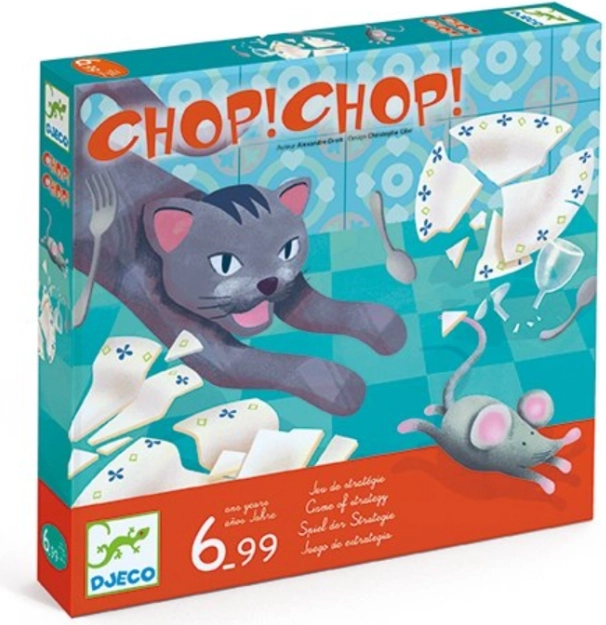 Djeco Chop! Chop! – jeu de stratégie familial chat et souris