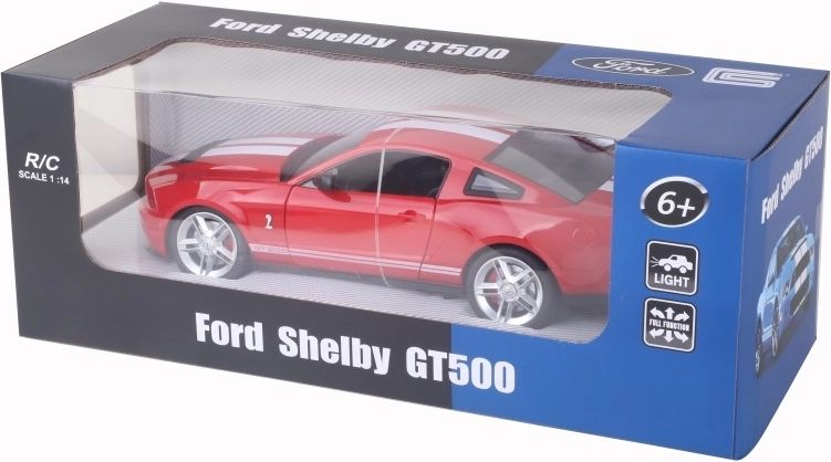 Voiture RC Ford Mustang Shelby GT500 1:14 rouge ou bleue