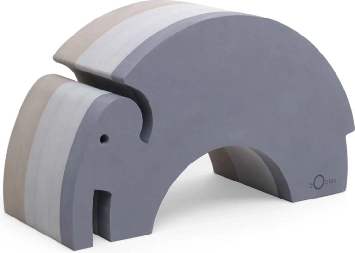 bObles éléphant L bleu nuageux – jouet d’équilibre et sensoriel pour bouger