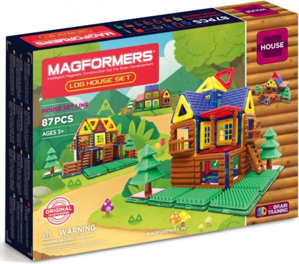MAGFORMERS Cabane forestière 87 pièces