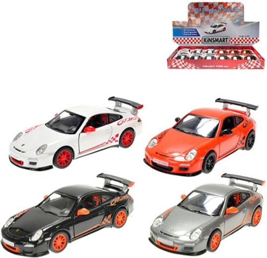Kinsmart Porsche 911 GT3 RS modèle métallique 1:36 à rétrofriction