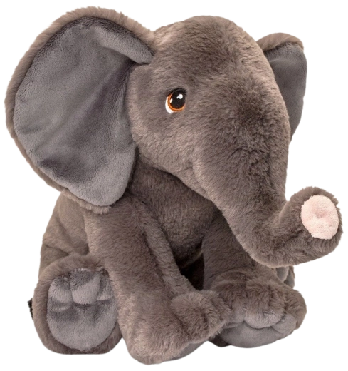Keeleco éléphant en peluche 45 cm