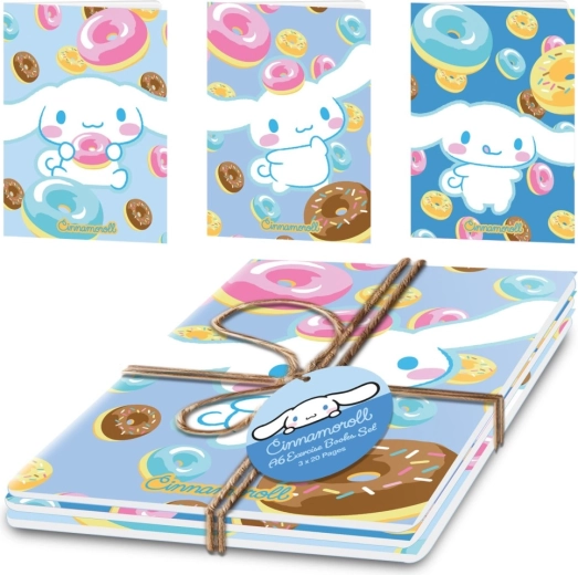 Cinnamoroll lot de cahiers A5 (3 pcs)