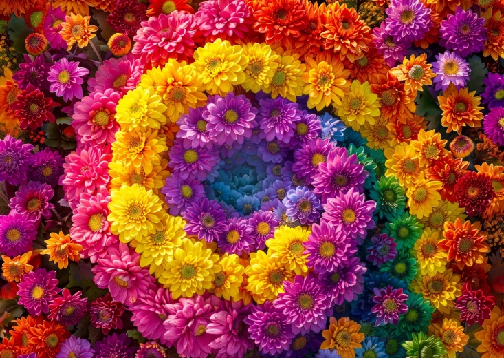 Puzzle Enjoy Tourbillon floral 1000 pièces