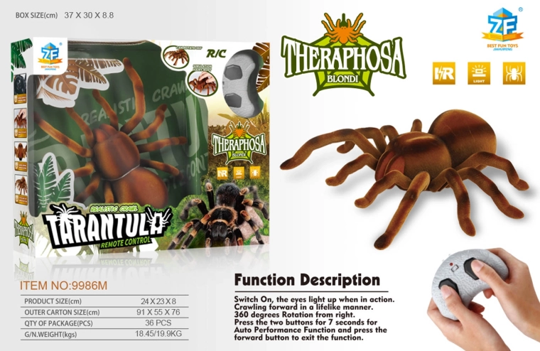 Tarantule télécommandée
