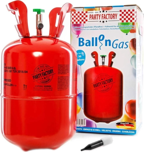 Bouteille d’hélium jetable 200 l pour le remplissage de ballons
