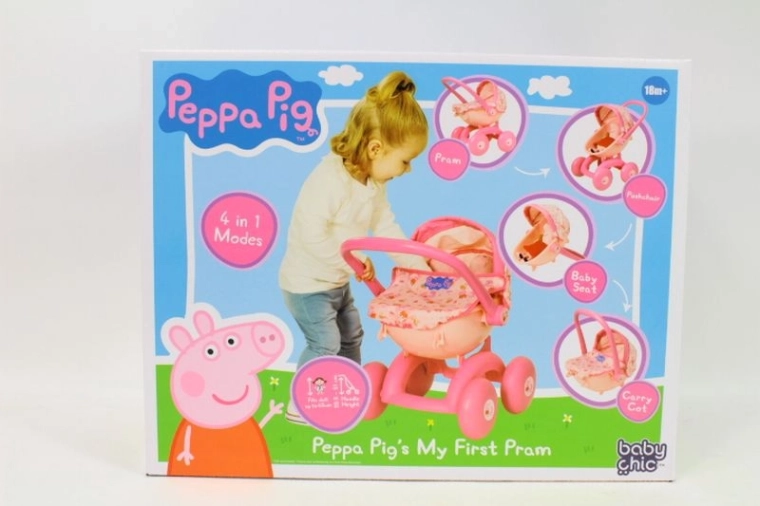 Peppa Pig mon premier landau pour poupées 4 en 1