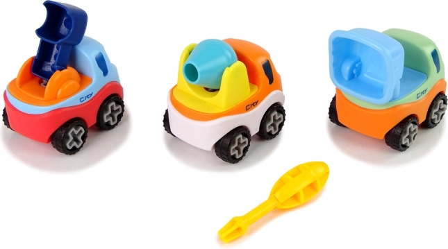 Ensemble de construction de 3 petites voitures avec tournevis