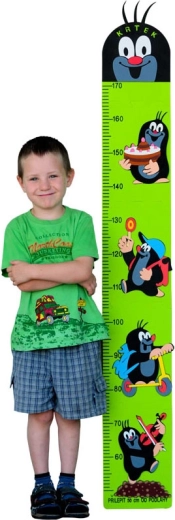 Toise pour enfant en mousse TAUPE – verte
