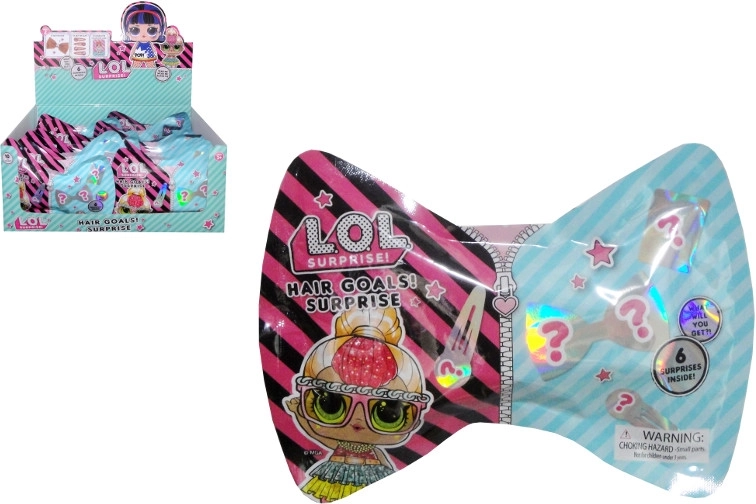 Sachet avec accessoires pour cheveux LOL