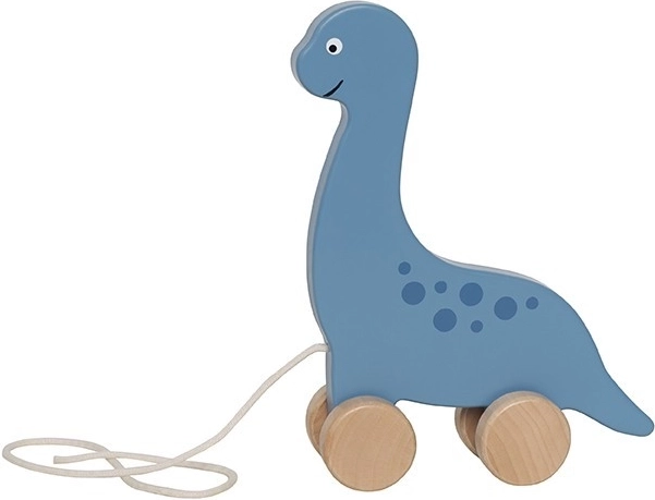 Jabadabado dinosaure à tirer bleu