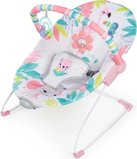 Transat bébé vibrant BRIGHT STARTS Flamingo Vibes, 0 m+, jusqu’à 9 kg