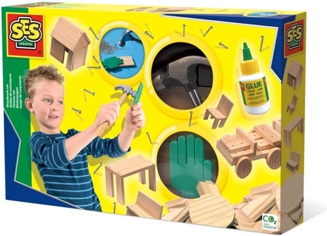 SES Creative – kit de petit menuisier