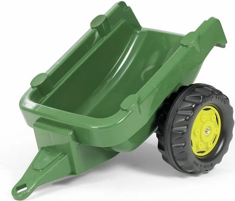 Rolly toys Remorque une essieu pour tracteur, vert foncé