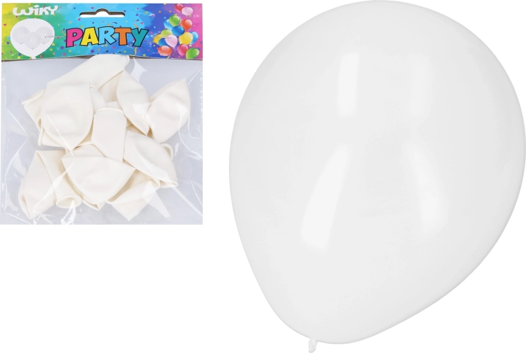 Ballons blancs gonflables de 30 cm - 10 pièces