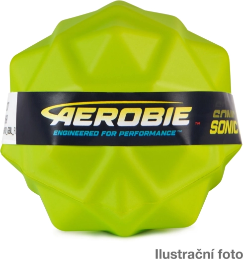 Aerobie Sonic Bounce balle 66 mm – balle rebondissante amusante aux rebonds imprévisibles