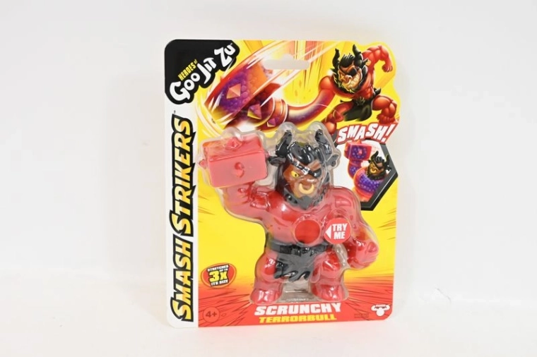 Heroes of Goo Jit Zu Smash Strikers Terrorbull figurine extensible