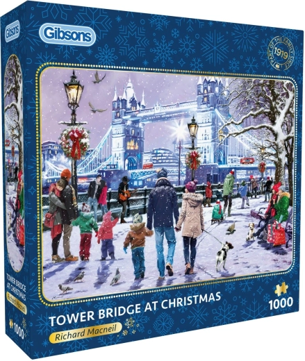 Puzzle Gibsons Tower Bridge à Noël 1000 pièces