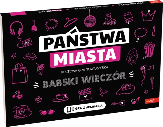 jeu de société państwa-miasta – soirée entre filles Trefl