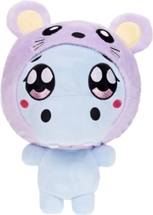 Petit hippopotame en peluche avec hoodie souris HK Academy