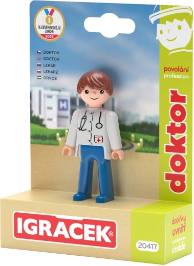 Efko Igráček docteur de profession – figurine set avec accessoires