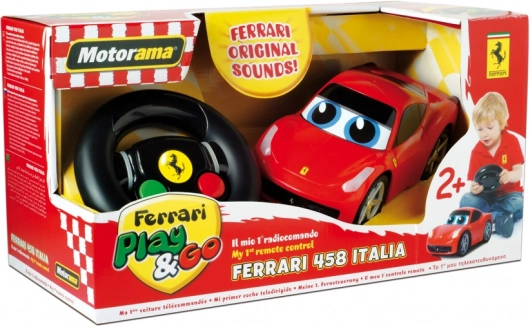 Voiture RC pour enfants Ferrari 458 Italia avec sons originaux