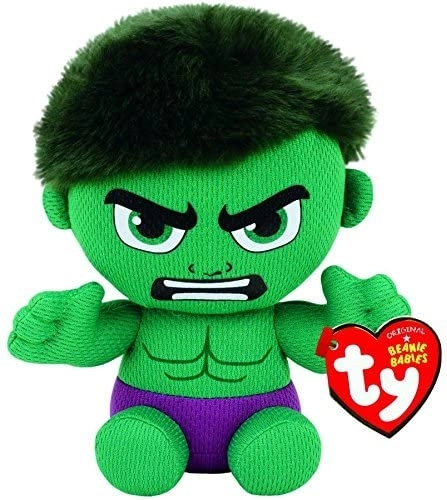 Ty figurine en peluche Marvel Hulk 15 cm - 1 pièce
