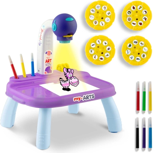 Projecteur de dessin pour enfants Ricokids – violet
