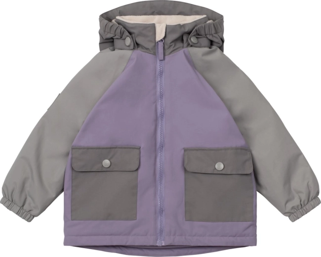 Veste de mi-saison Leokid lilac gray, taille 80 (12–18 mois)