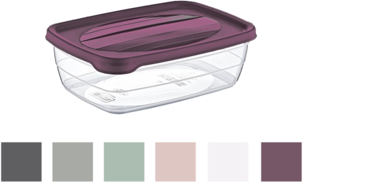 Boîte de rangement rectangulaire Trend 0,3 l avec couvercle