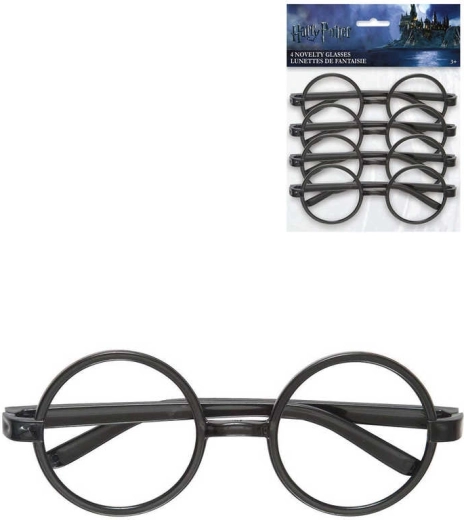Lunettes de carnaval Harry Potter - lot de 4 pcs