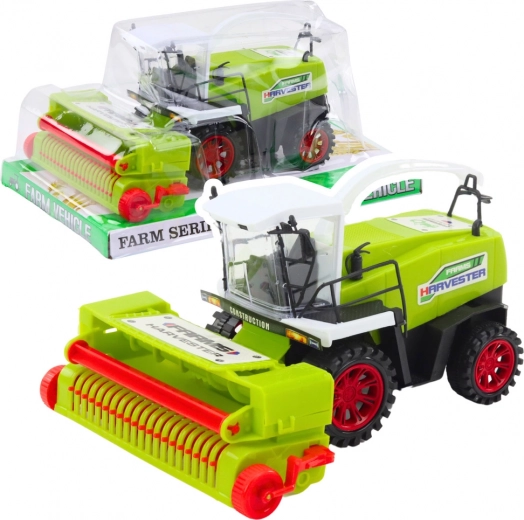 Moissonneuse-batteuse mobile pour enfants verte