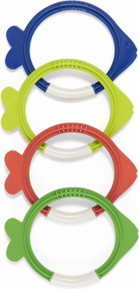 Poisson de plongée, lot de 4 pièces