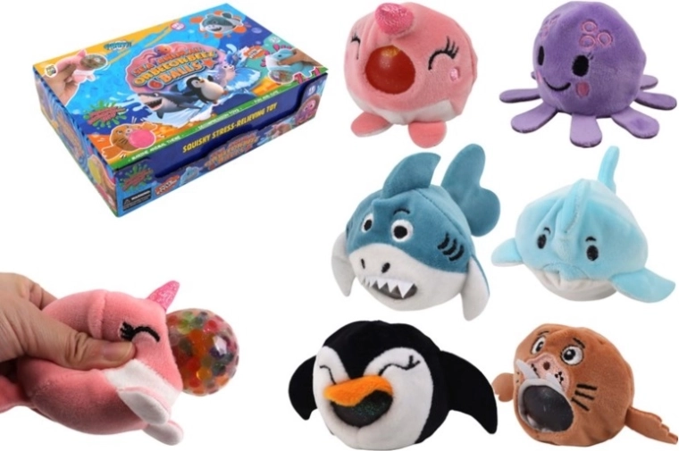 Doudou antistress à presser – animaux marins Ściskoprzyjaciele