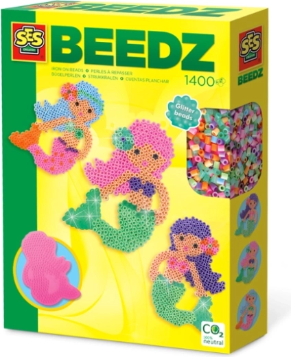 SES perles à repasser – sirène, 1400 pièces